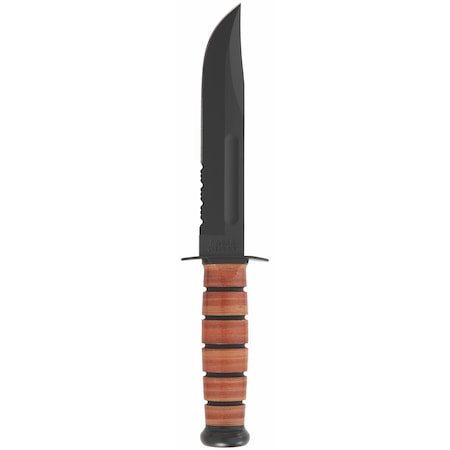 Ka-Bar Knives 2024 Ka-Bar Usmc Fighting/Utility-Serrated, Black Hard Plastic Sheath KAB-5018